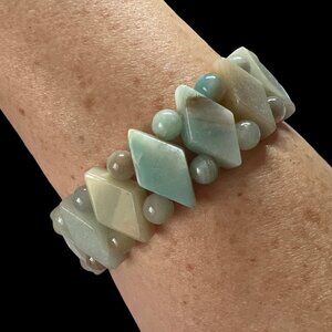 Caribbean Calcite Diamond Bracelet Gemstone Jewelery Gift Accessories New Stone